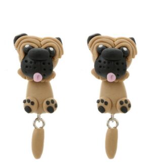 Pug Stud Earrings