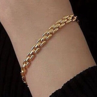 18K STAINLESS STEEL TARNISH FREE CUBAN BRACELET
