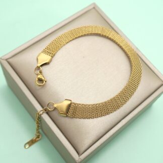 STAINLESS STEEL TARNISH FREE CHUNKY CHAIN BRACELET