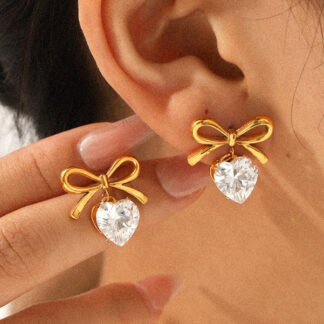 18K STAINLESS STEEL TARNISH FREE DROP EARRINGS