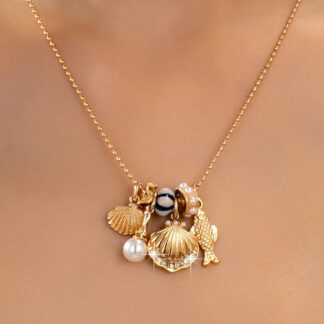 Nautical Charm Ball Chain Necklace