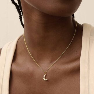 Crescent Opal Necklace