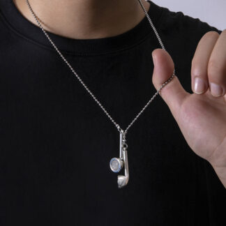 Wired Headset Earphone Adjustable Sweater Chain Necklaces